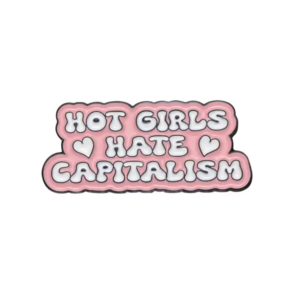 Feminist Enamel Pin Custom Girl Power Brooch - Image 11
