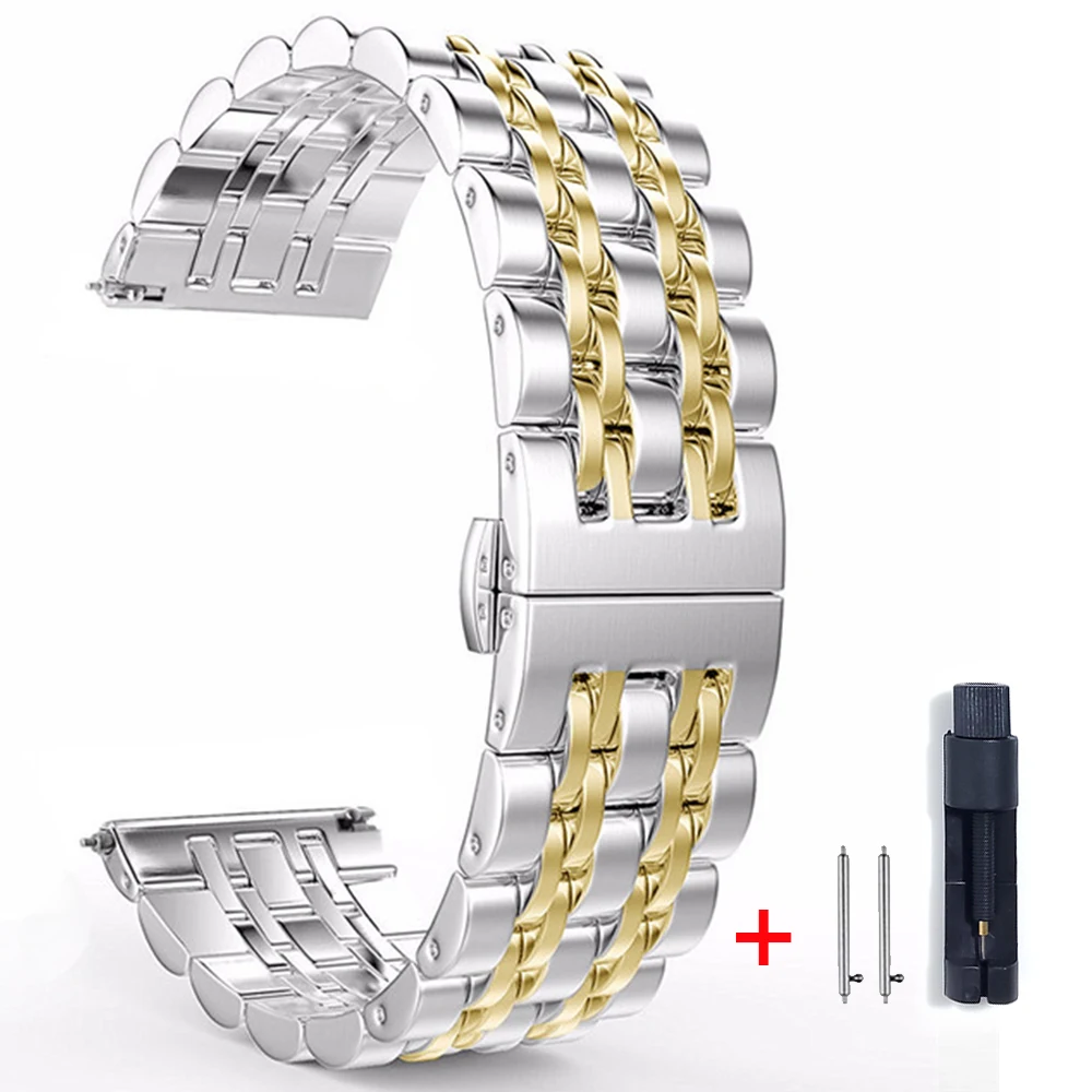 Stainless Steel 20mm Strap for Fossil Gen 6 10 Stainless Steel 20mm Strap for Fossil Gen 6 - Image 10