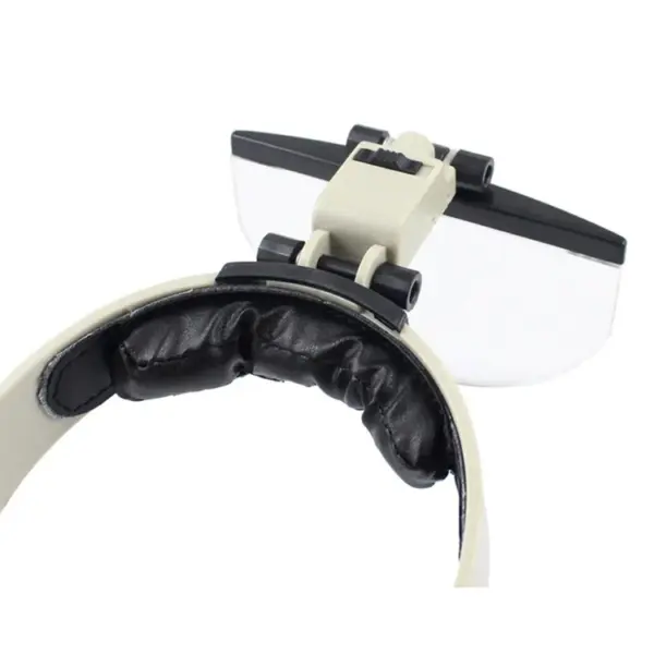 Headband Magnifier with LED Lights and Multiple Lenses - Image 3