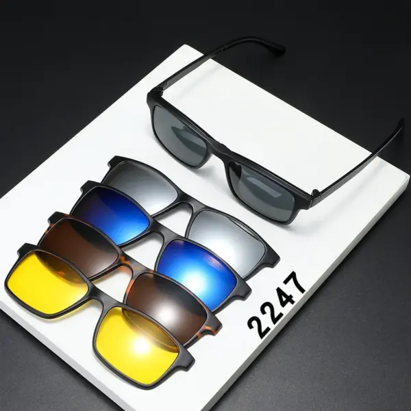 6-in-1 Polarized Sunglasses Frame for Adults - Image 4
