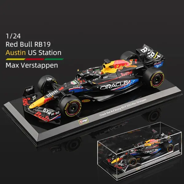 Bburago 1/24 Scale RB19 F1 Model Car - Image 9