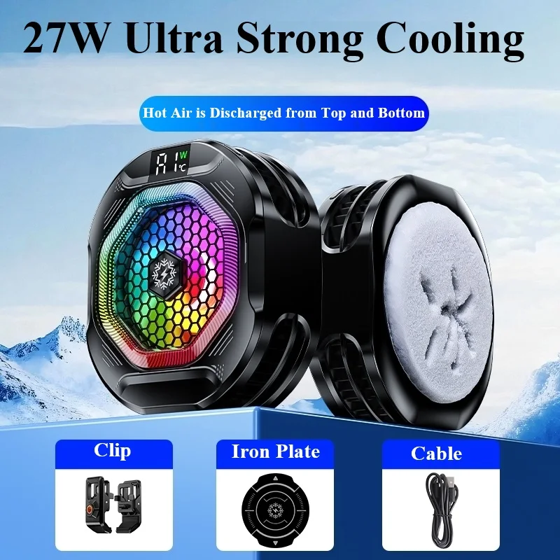 TH12 Pro 27W Magnetic Phone Cooler 2 TH12 Pro 27W Magnetic Phone Cooler - Image 2