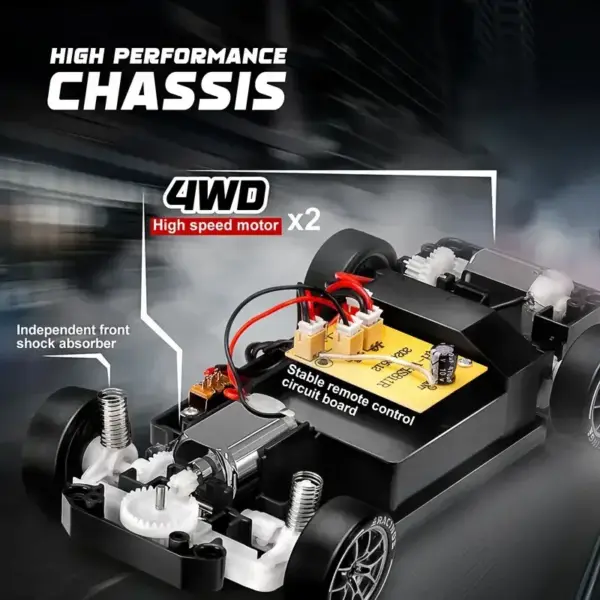 1:24 Scale High-Speed Remote Control Drift Car - Image 5