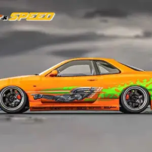 Skyline R34 Z-Tune 1:64 Die-Cast Model Car 55 S1598ca9ab1944f18a9dd549dca300eca1