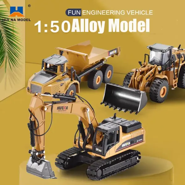 HULIX 1:50 Scale Diecast Front Loader Model - Image 3
