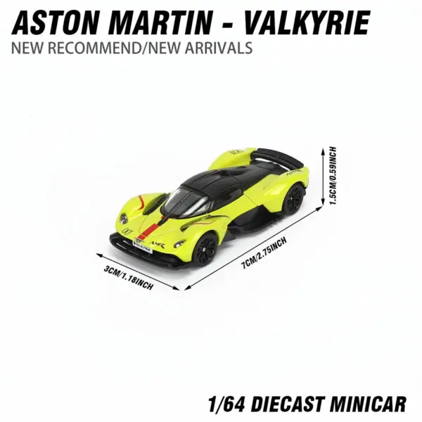 TSL 1/64 Aston Martin V12 Diecast Car Model - Image 2