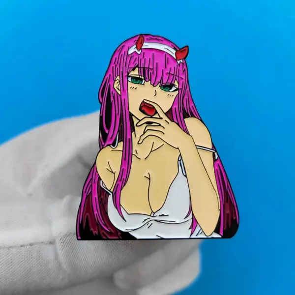 Anime DARLING in the FRANXX Zero Two Brooch Pins - Image 6