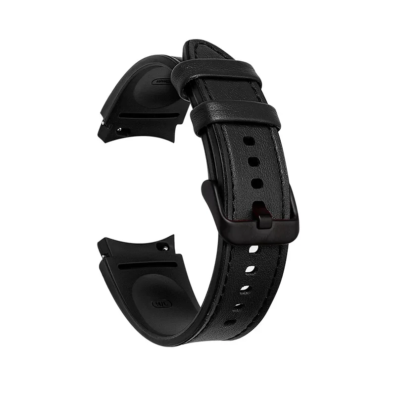 Silicone Leather Strap for Samsung Galaxy Watch 6/5 Pro 11 Silicone Leather Strap for Samsung Galaxy Watch 6/5 Pro - Image 11