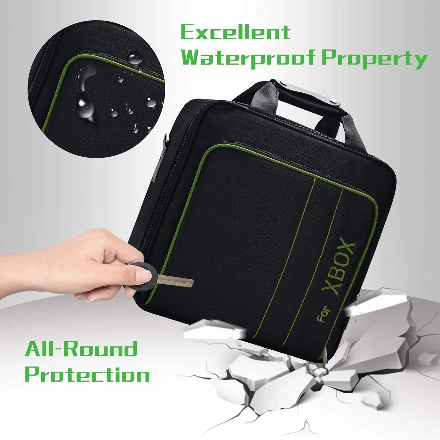 Xbox Series X S Carrying Case Travel Bag 3 Xbox Series X S Carrying Case Travel Bag - Image 3