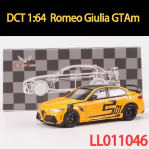 Romeo Giulia GTAm 1:64 Scale Diecast Car 25 S1617f40aba2e444ba675313cc2057125r