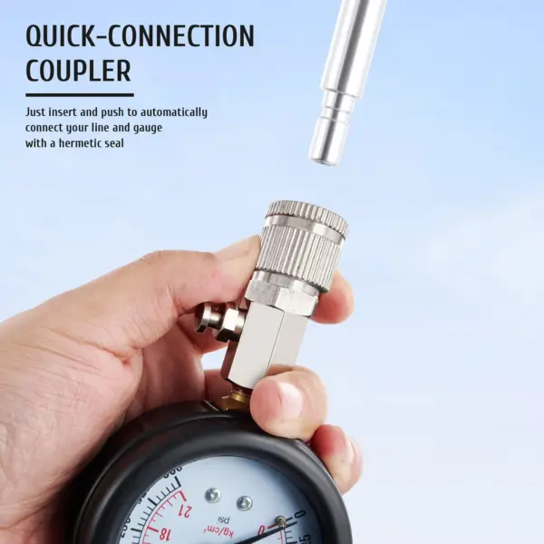 Engine Compression Tester Kit with Adapters - Image 5