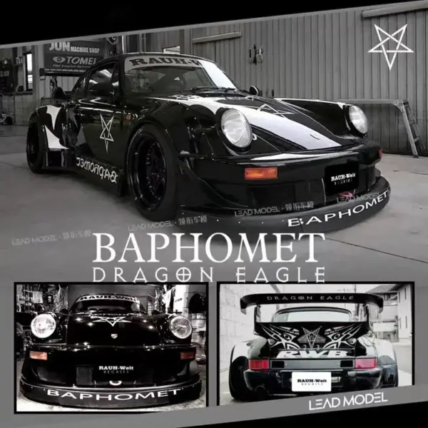 Flame 1:64 Porsche RWB Collector Car Model - Image 5