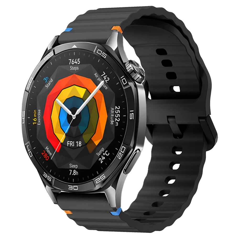 Stylish Silicone Strap for HUAWEI WATCH GT Series 10 Stylish Silicone Strap for HUAWEI WATCH GT Series - Image 10