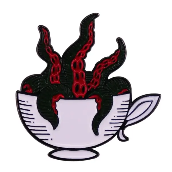 Coffee First Baking Varnish Enamel Pins - Image 25