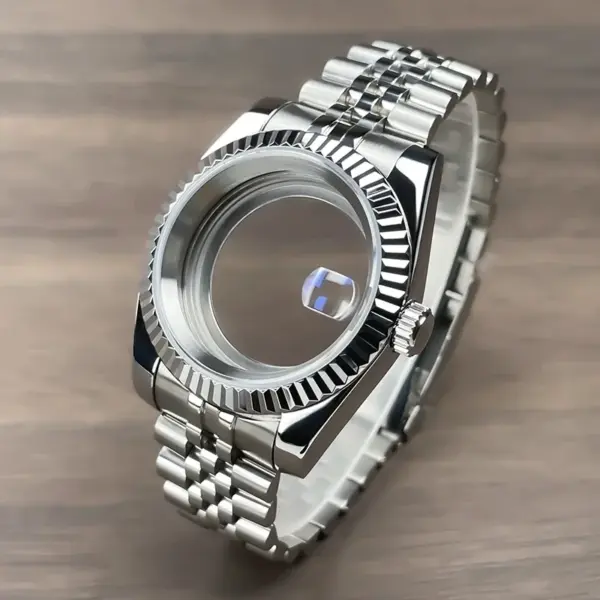 Fluted Bezel Watch Case for NH35 NH36 Movement - Image 16