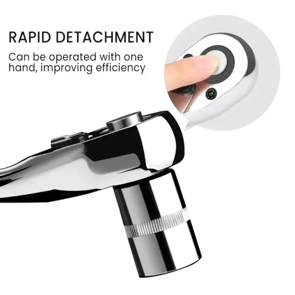 12PCS Multifunctional Ratchet Socket Wrench Set - Image 4