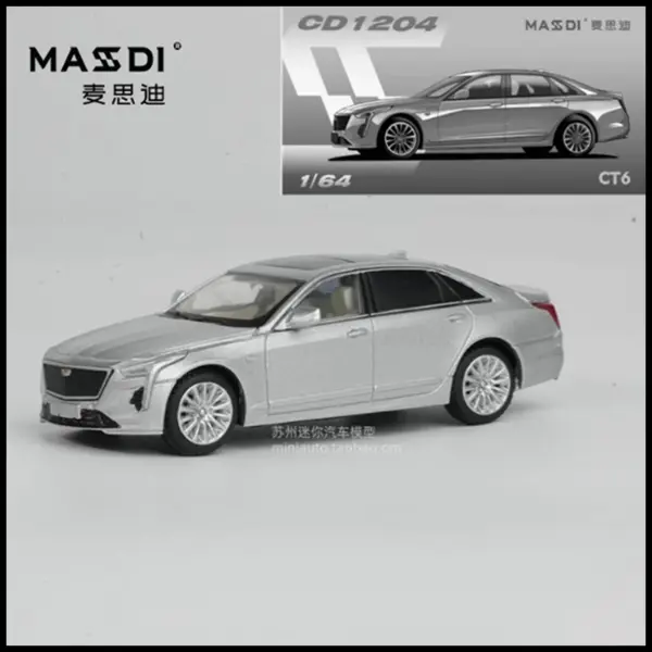 Massdi 1/64 Cadillac CT6 Diecast Model - Image 6