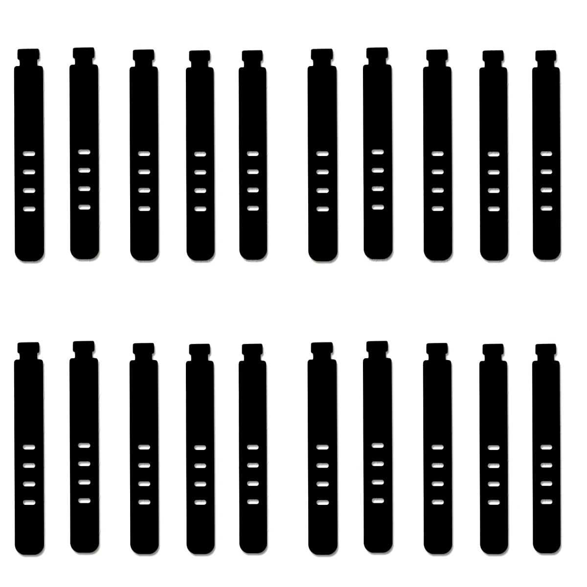 Silicone Cable Management Ties Set 20pcs 18 Silicone Cable Management Ties Set 20pcs - Image 18