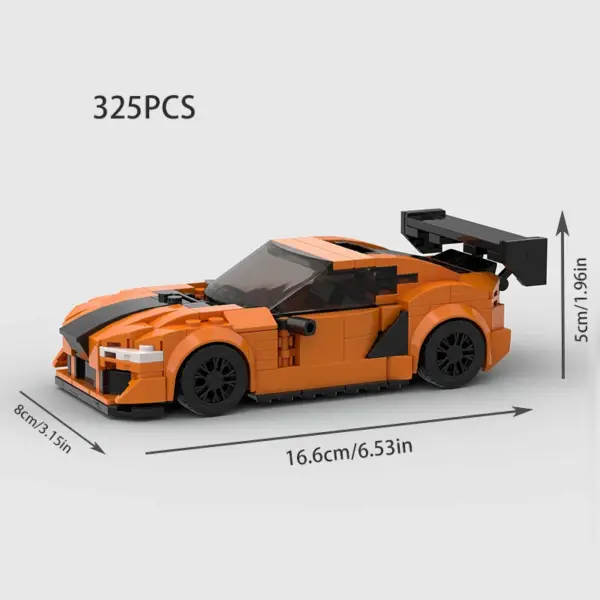 Stylized Building Block Toy Car - Image 36