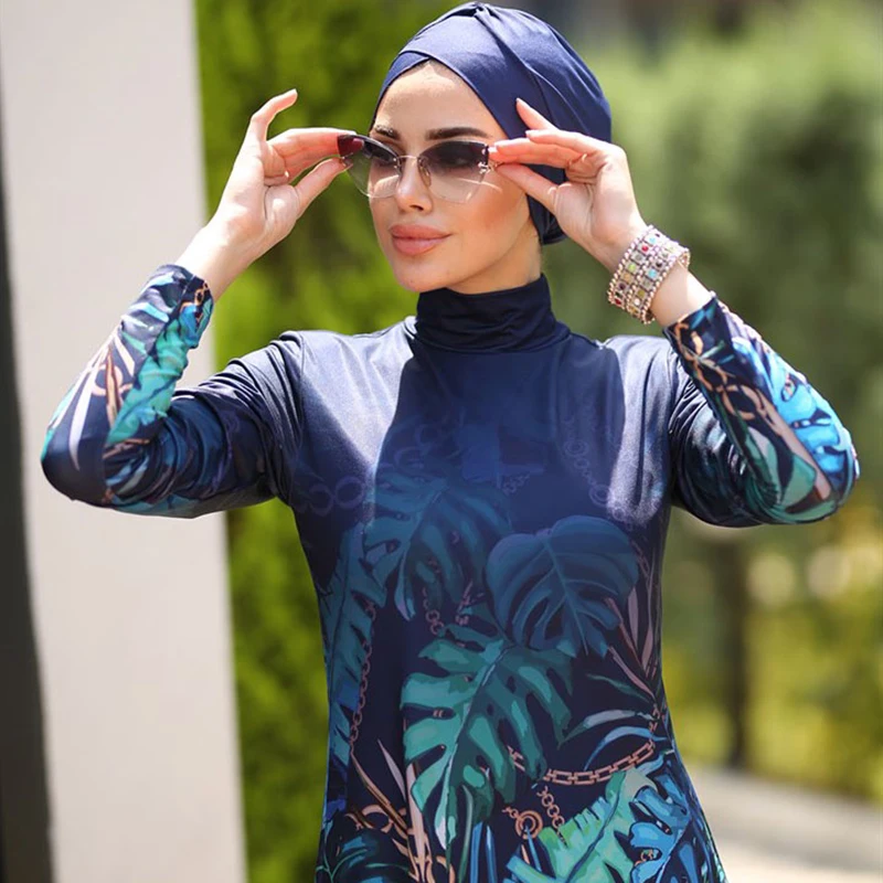 Modest Muslim Swimwear with Removable Hijab 3 Modest Muslim Swimwear with Removable Hijab - Image 3