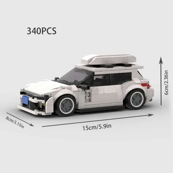 Stylized Building Block Toy Car - Image 46