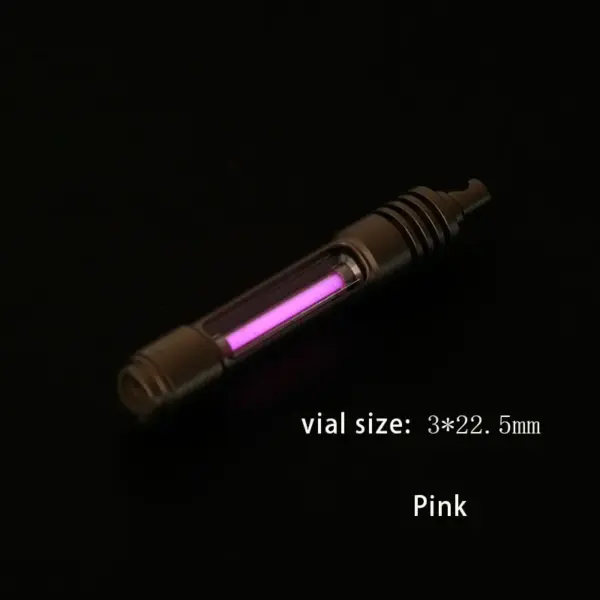 Titanium Luminous Keychain Light with Vial - Image 13