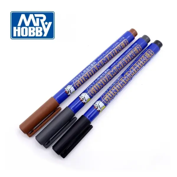 MR.HOBBY GM01 GM02 GM03 Markers Set for Plastic Models - Image 2