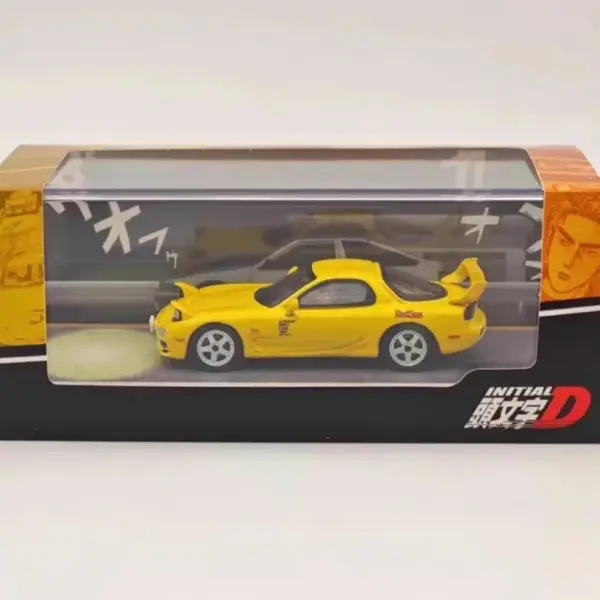 1/64 Alloy RX7 FD3S D RED SUNS Diecast Model Car - Image 7