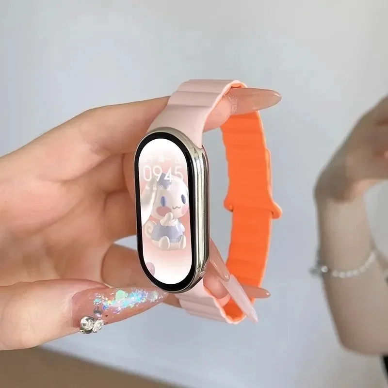 Magnetic Silicone Strap for Xiaomi Mi Band 8 and 9 10 Magnetic Silicone Strap for Xiaomi Mi Band 8 and 9 - Image 10