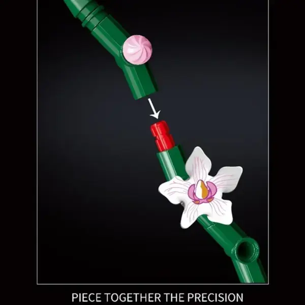 Artificial Flower Bouquet Building Blocks Kit - Image 5
