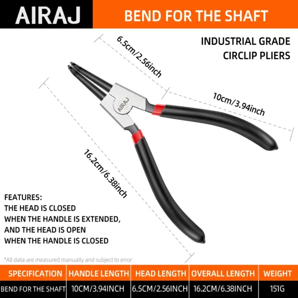 Multi-Functional Circlip Pliers for Spring Clamps - Image 7