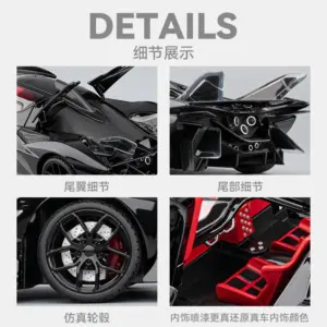 1:18 Apollo EVO Diecast Alloy Sports Car Model 12 S19ff491a926549cf8f6eb24c21e19cbfa