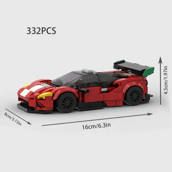 Stylized Building Block Toy Car - Image 44