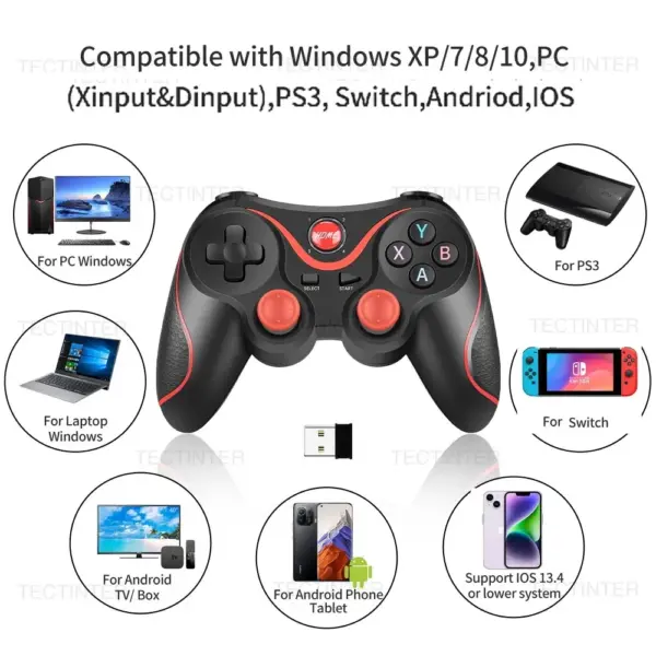 Wireless Gamepad for Nintendo Switch and PS3 - Image 2