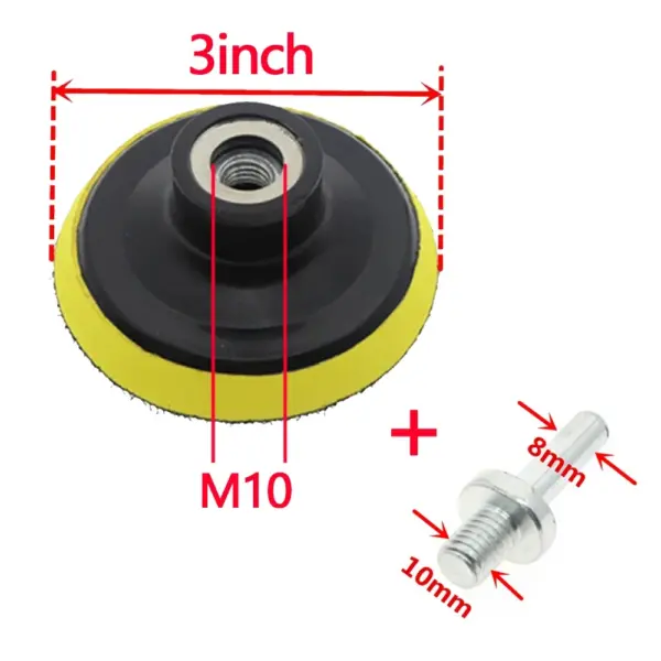 3/4/5/6/7 Inch Hook and Loop Backing Pad Disc Holder - Image 17