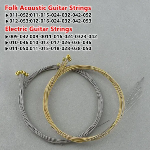 Single Guitar String Set 008-018 Made in Korea - Image 2