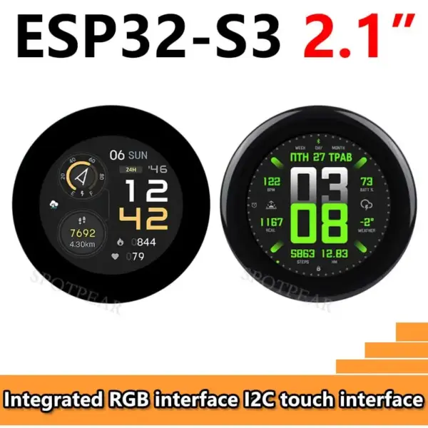 ESP32 S3 2.1 Inch LCD Touch Development Board - Image 6