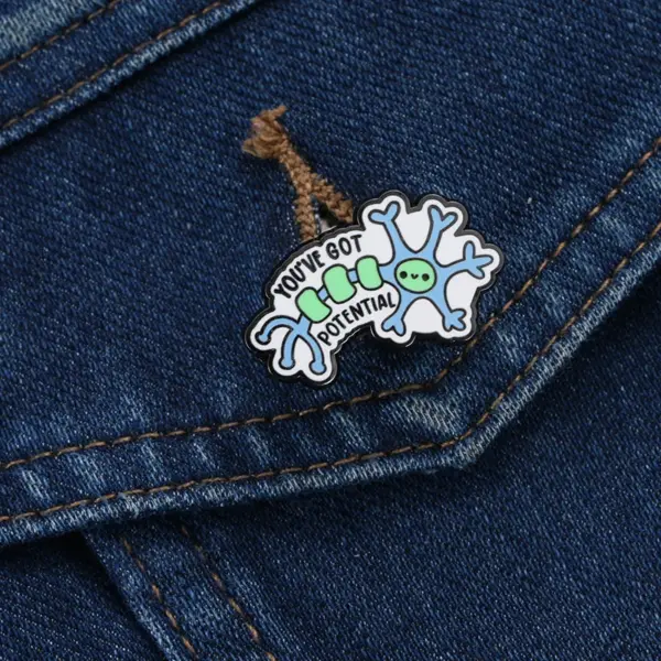 You've Got Potential Neuron Brooch Badge for Backpack - Image 3