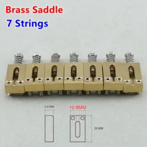 Electric Guitar Bridge Saddles Set 10.5MM/10.8MM 64 S1b8d61407d32487cb42ec9e56eca54cbF