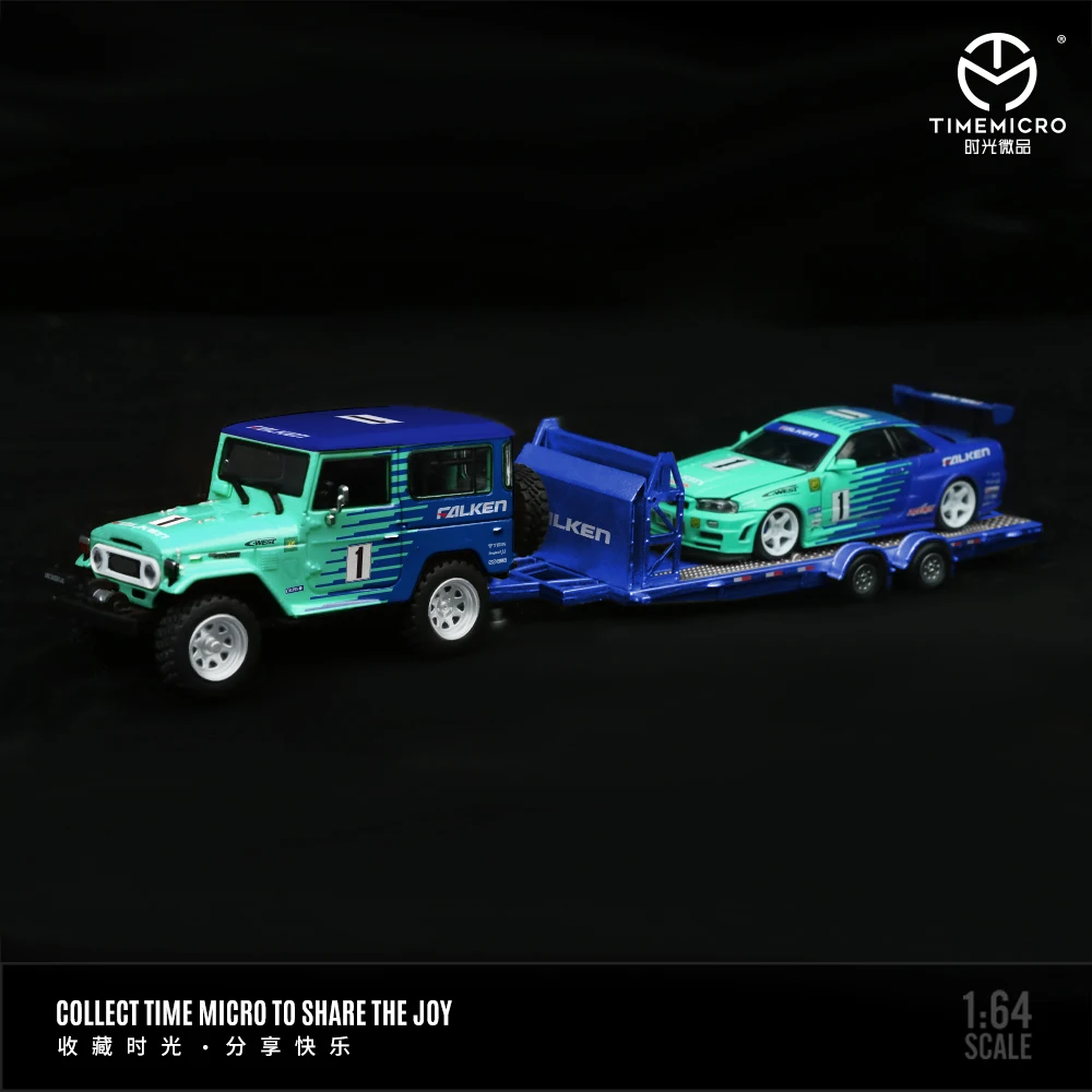 Time Micro 1:64 FJ40 GTR34 Falken Diecast Model Car 4 Time Micro 1:64 FJ40 GTR34 Falken Diecast Model Car - Image 4