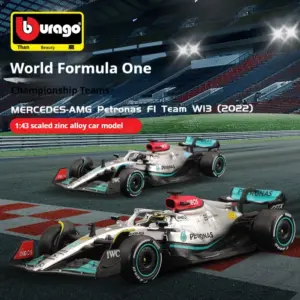 Bruago 1:43 Hamilton George Russell Car Model 11 S1c4cc35f2f354f15a2ed4dbaffb19834n