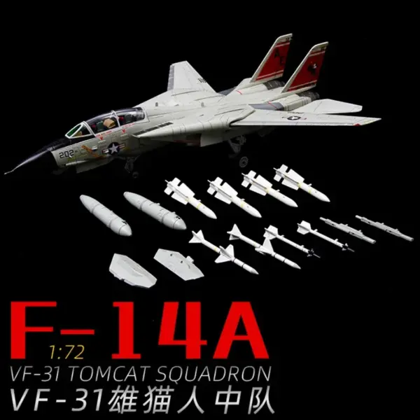 Diecast F-14A VF-31 Tomcat Model 1/72 Scale - Image 2