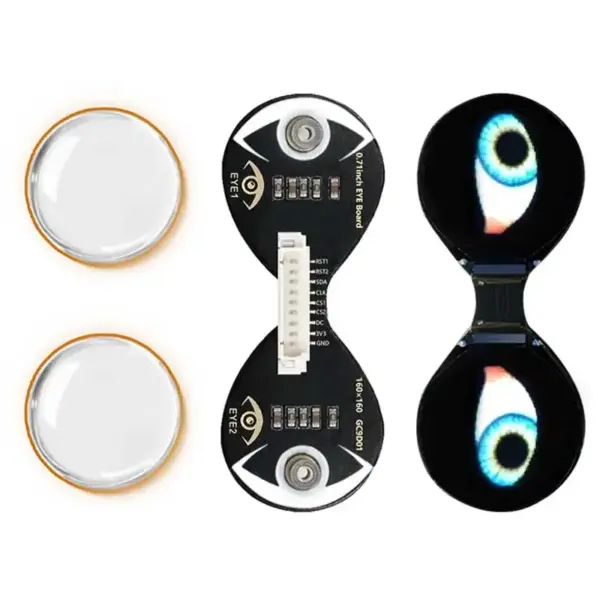 Electronic Eye 0.71 inch Round Dual LCD Display for Arduino - Image 2
