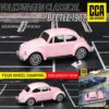 1967 Volkswagen Beetle Pink Die-Cast Model 1:54