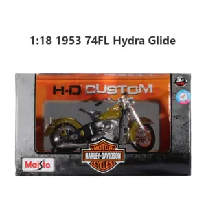 Maisto 1:18 Harley Davidson Motorcycle Diecast Model CVO Road Glide Road King Special Alloy Luxury Vehicle Ornament Kid Toy Gift