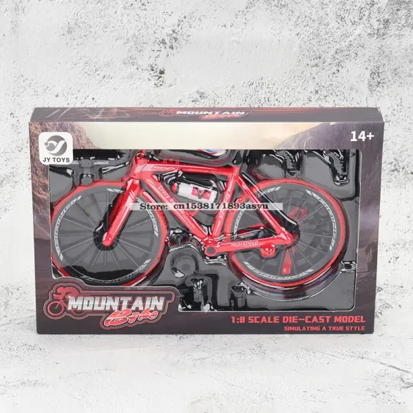 1:8 Alloy Bicycle Model with Parking Rack - Image 12