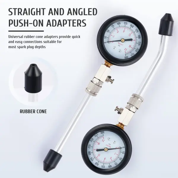 Engine Compression Tester Kit with Adapters - Image 4