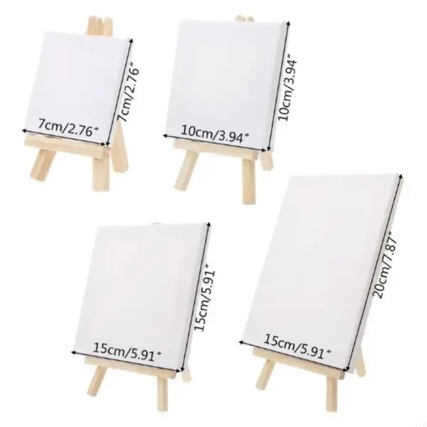 Mini Canvas and Easel Set for Artists - Image 6
