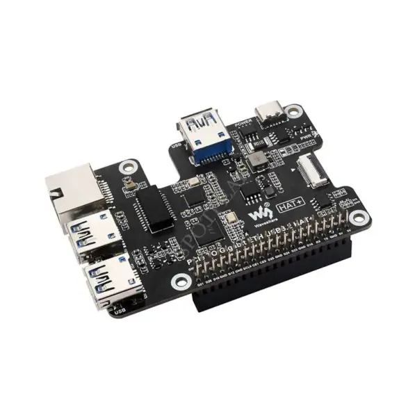 Raspberry Pi 5 PCIe Gigabit Ethernet USB Hub - Image 2