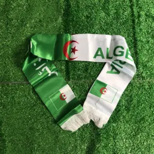 Algeria Football Scarf 14x130cm Satin Banner 12 S1e0e966e05f44831b30b2b28ce83e89dB